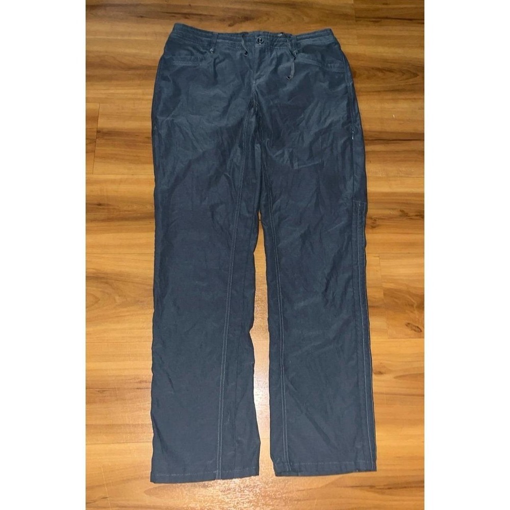 Womens Kuhl Hiking Performance Drawstring Straight Leg Pants size 8